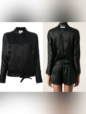 Opening Ceremony x Adidas TKW Varsity Satin White Jacket